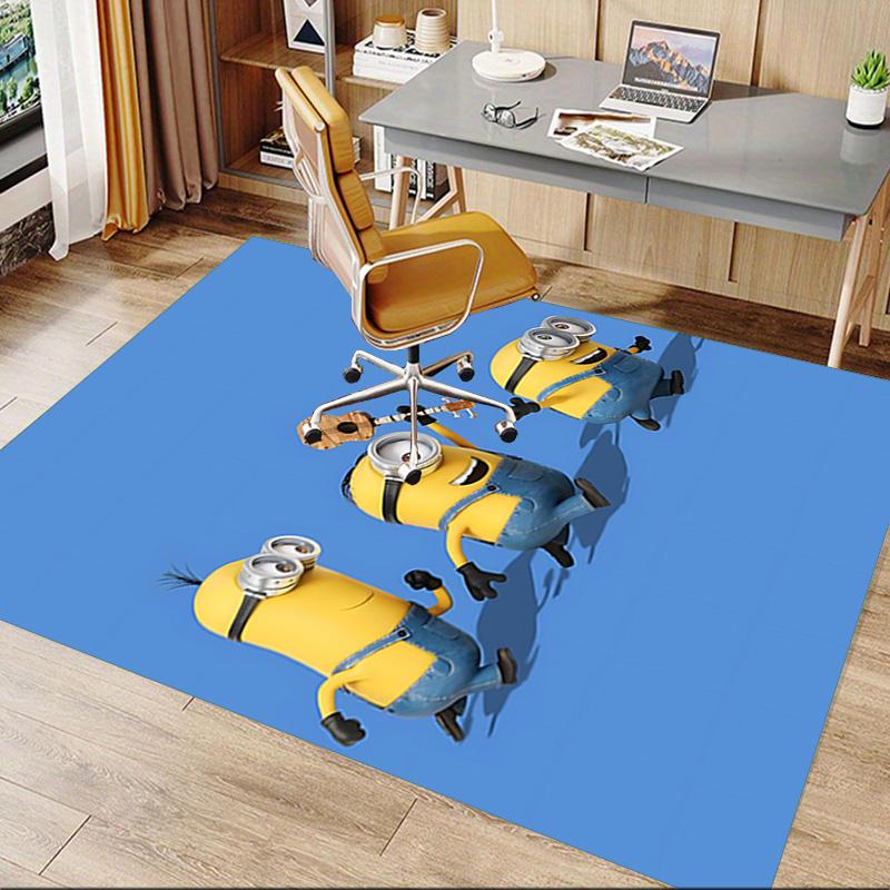 1pc Despicable Minions Adventure Carpet for Playroom Bedroom Living Room Sofa Home Decor,kids Game Area Rug Non-slip Floor Mat Y72822