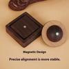 Fragrances Diffuser Walnut Wooden Rotating Planet Design No Electricity Required Essential Oil Aromatherapies Device