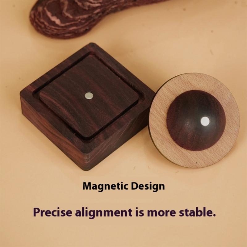 Fragrances Diffuser Walnut Wooden Rotating Planet Design No Electricity Required Essential Oil Aromatherapies Device