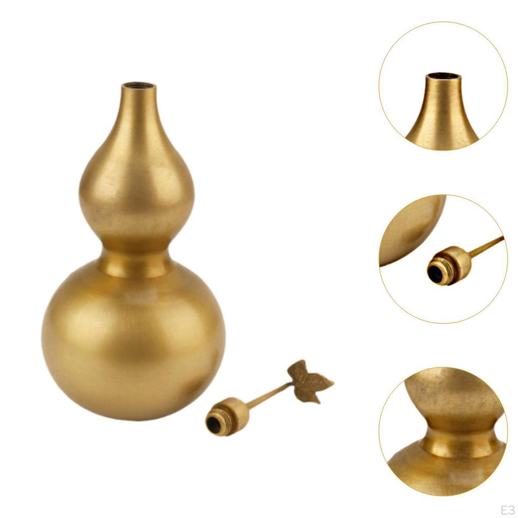 Статуэтка тыквы Багуа, статуэтка Хулу Калебас, украшение Фэн-шуй, письменный стол с листом и открывающейся крышкой У Лу