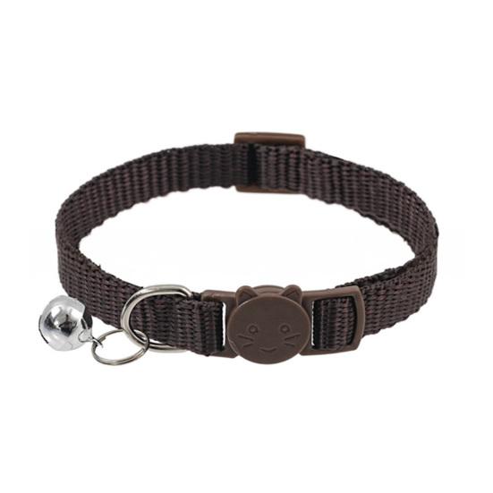 Ошейник для кошек с колокольчиком, мягкий, безопасный ошейник для кошек с быстросъемной пряжкой, регулируемый нейлоновый ошейник для кошек и щенков