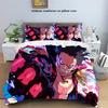 3D Kids Boys Anime One Pieces Duvet Cover Merry Christmas Bedding Set Queen King Full Size for Holiday Bedroom Teens Women Gift