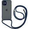 Case - BOOLING - for iPhone 12 - Navy Blue - Semi-Transparent - Shockproof