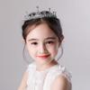 Детская корона-тиара, корона принцессы для девочек, повязка для волос с кристаллами Эльзы, Корона, шпилька для девочек, подиум, аксессуары для волос на день рождения