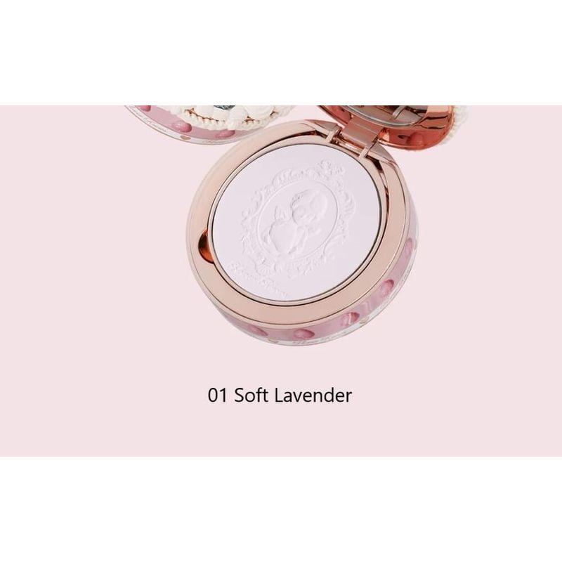 Flower Knows - Прессованная пудра "Клубничный Купидон" - 01 Мягкий лавандовый