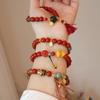 Natural Nanhong Agate Bracelet Fashion Women Daily Jewelry Lucky Gift