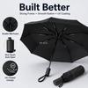 Windproof Automatic Umbrella Open Close Foldable Compact Rain Umbrella Heavy Duty Design for Men Women Outdoor Travel