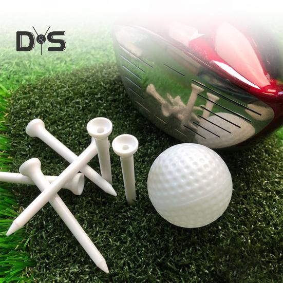 100 шт. деревянных ти для гольфа, уменьшающих трение и боковое вращение, аксессуар для гольфа для улучшения дальности и точности