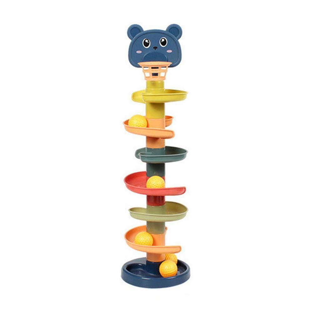 Ball Toy Ball Drop Roll Swirling Tower Spin Track Toy Set Rotating Track Set Educational Toys