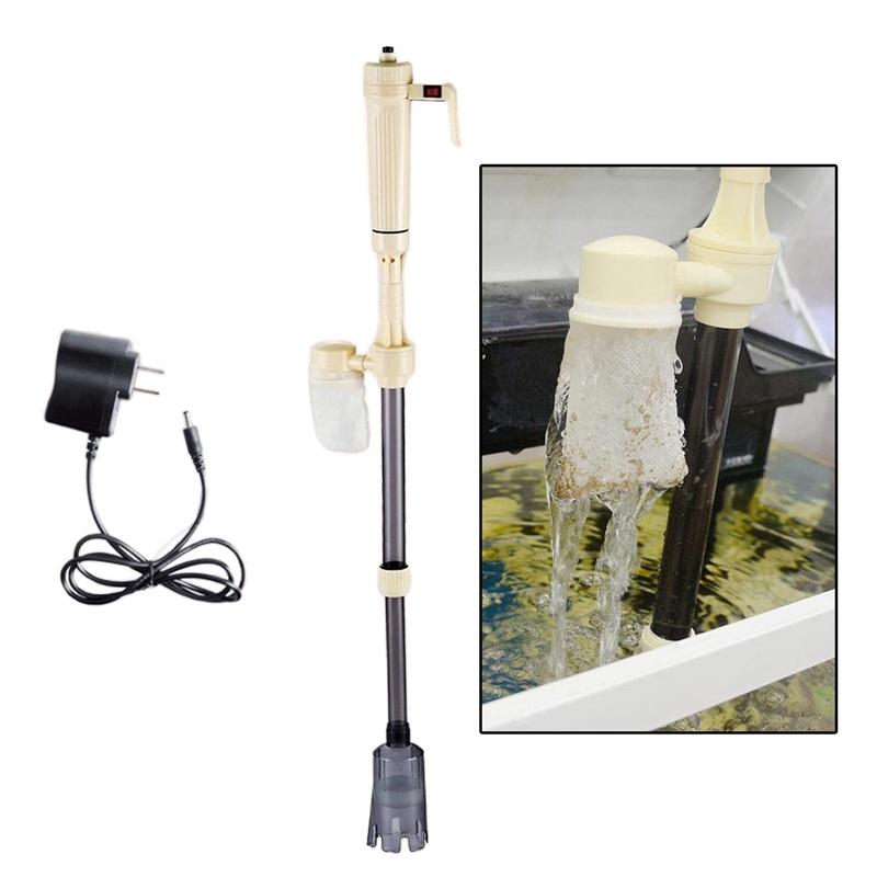 Electric Aquarium Syphon Vacuum Gravel Cleaner Water Changer