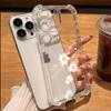 Прозрачный чехол для телефона с узором из маленьких ромашек для iPhone 17 Pro Max 16 15 14 13 Pro 12 11 XS XR X 15 Plus 17 Air Мягкая прозрачная накладка