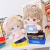 Plush Stuffed 10CM Doll Clothes Hoodies No Attributes Dolls Clothes Pink T-shirt Pants Set  Kids