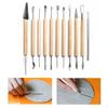 40x Pottery Clay Sculpting Tools Set Modelling Crafts Metal Trimming