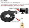 USB-кабель для гитары YESPURE, Подключает гитару к ПК, USB-интерфейс для музыкальных инструментов, Штекер USB (папа) на 6,35 мм (1/4 дюйма) TS, Разъем для электрогитары, Инструмент