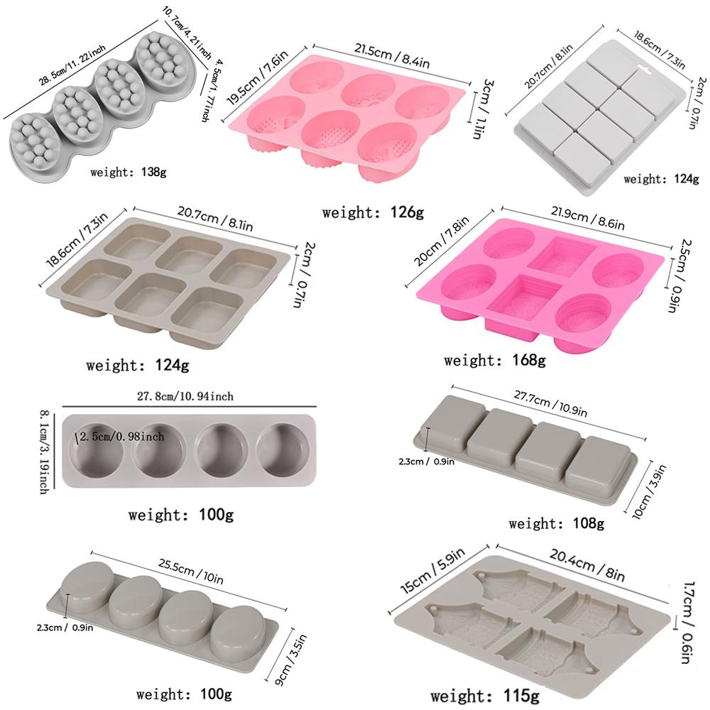 Силиконовая форма для мыла для изготовления мыла своими руками, формы для мыла ручной работы
