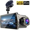 4.0 Inches Metal Shell  IPS Screen DVR 1080P Dual Lens Dash Cam Night Vision Driving Recorder  Video Recorder Auto Motion Detector