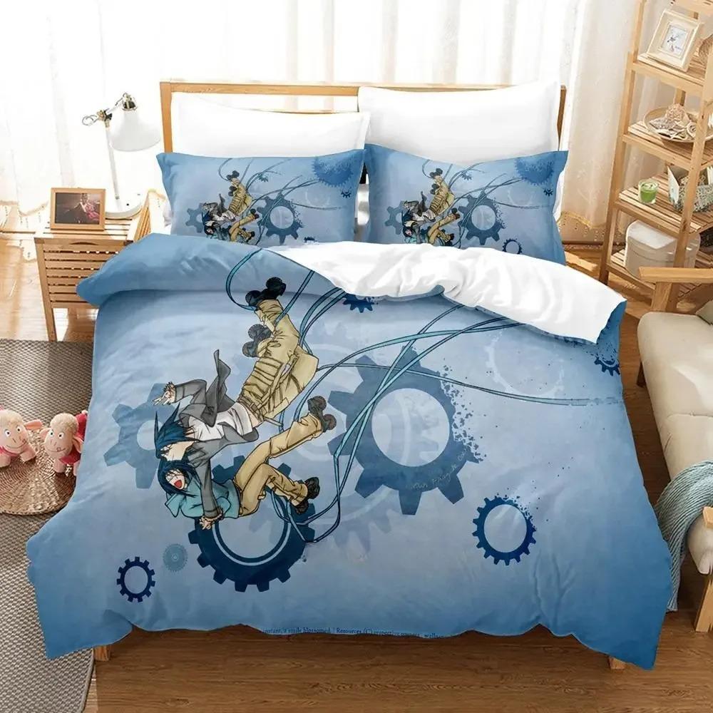 Комплект постельного белья Anime Air Gear Single Twin Full Queen King Size Bed Set Adult Kids Bedroom Duvet Cover Sets Anime Bed Sheet Set