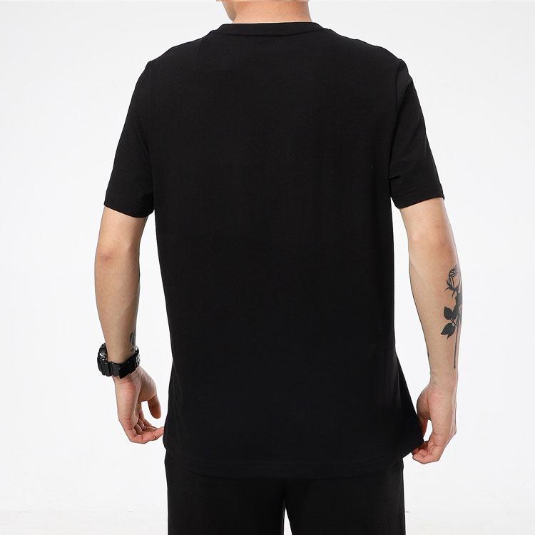 Puma Футболка с круглым вырезом и коротким рукавом с логотипом, топы унисекс, черная 847182-01