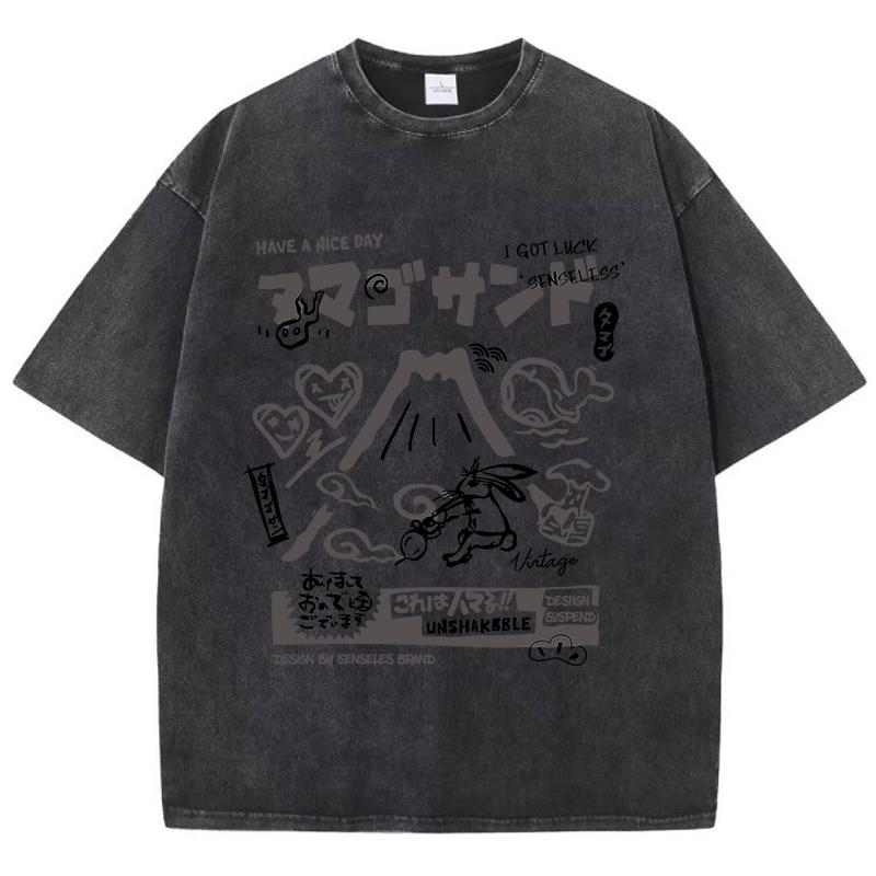 Интересные бесплатные нарисованные вручную узоры, стираная футболка, мягкая, приятная для кожи, с коротким рукавом, повседневные модные топы, удобная футболка