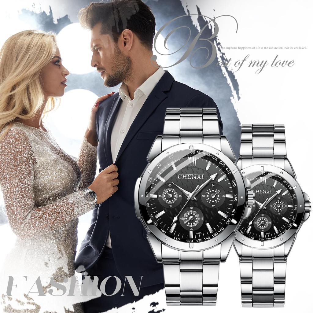 Stainless Steel Waterproof Analog Quartz Small Cute Fashion Accessory Perfect for or Her Gift Women's Watch, Silver Display, Movement, Seconds,