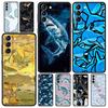 Чехол для телефона с рисунком «Акулы на море» для Samsung Galaxy S26 S25 S24 S23 S22 S20 S21 FE Ultra S25 Edge Plus 5G Мягкий чехол из ТПУ Capas