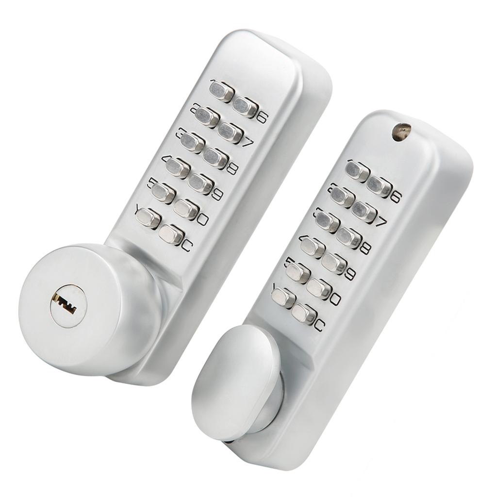 Двусторонний механический парольный замок с ключами для двери во двор Кодовый замок Товары для дома