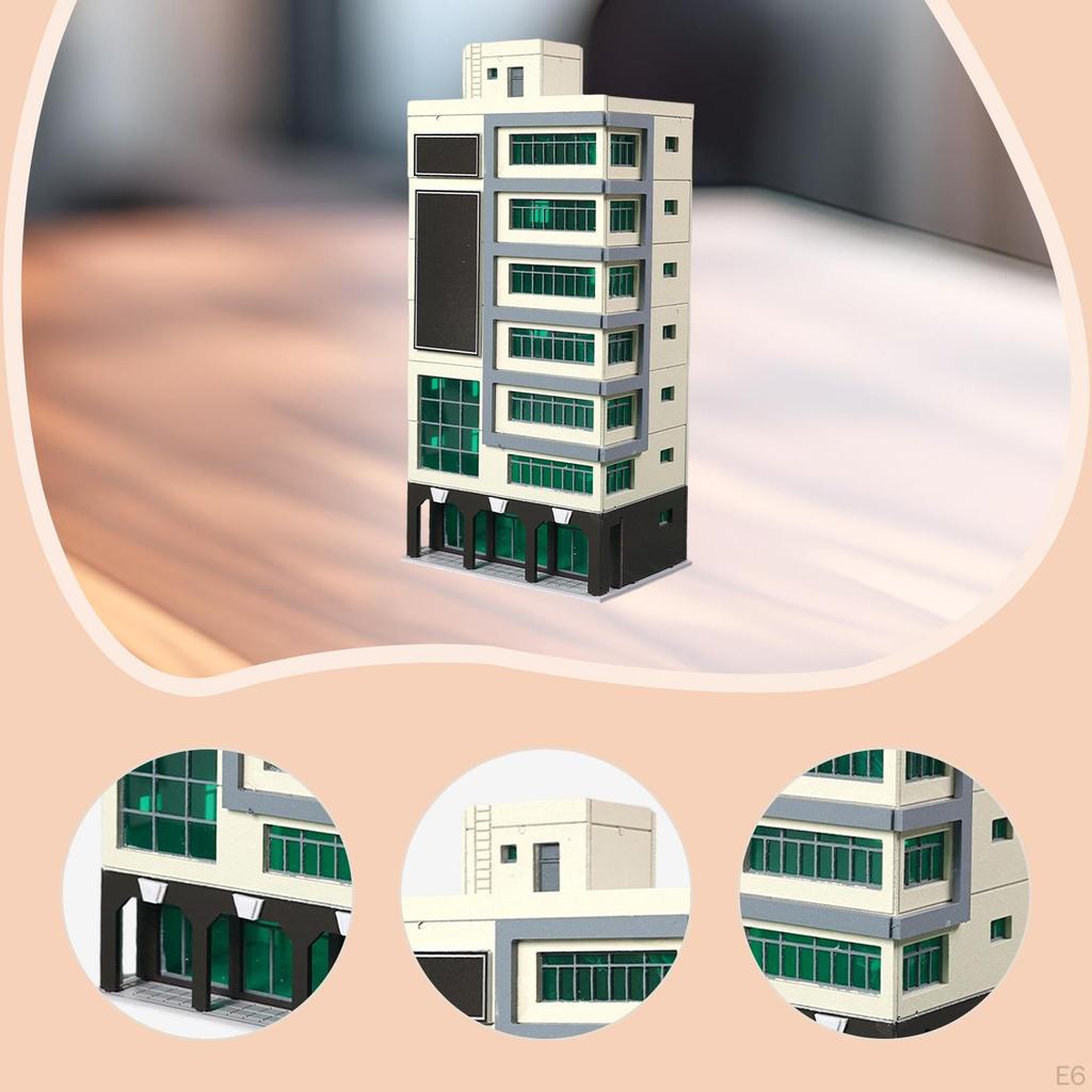 Модель города диорама 1/150 масштаб N пейзаж макет украшение для DIY песочного стола