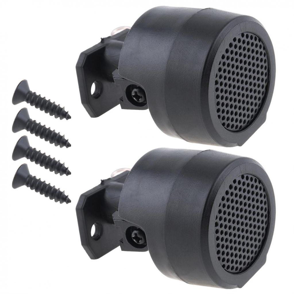 2 Pair Of 500w Pre-wired Dome Audio System Super Loud Tweeter Speakers For Auto Car