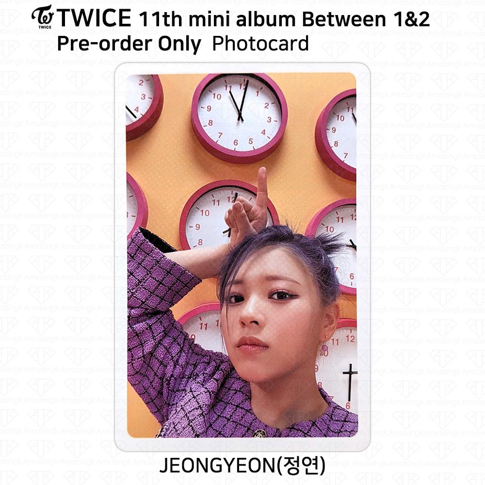 Twice 11-й мини-альбом между 1 и 2 Чонён Фотокарточка Открытка Polaroid POB