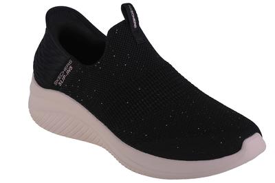 Кроссовки Slip-Ins Ultra Flex 3.0-Shiny Night, женские черные кроссовки