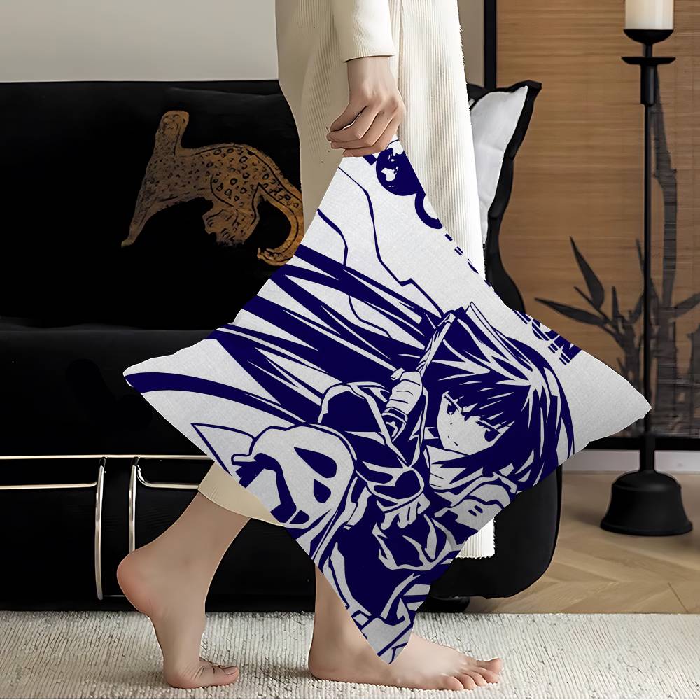 Anime Log Horizon Pillow Covers Cartoon Sofa Decorative Home Doublesided Printing Short Plush Cute Cushion Cover