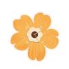 Creative Flower Decors Wall Clock With Built In Light Perfect For Bedrooms Living Room Battery Operated Wall Clock