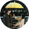 Брелок-зеркальце с подвеской-значком "Lovely Runner" - Мерч по корейской дораме с Пён У Соком и Ким Хе Юн