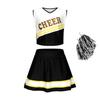 Kids Cheerleading Uniforms Girls Stage Performance Sports Outfit Football Baby Dance Wear