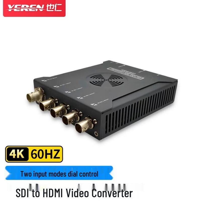 Двунаправленный конвертер Yeren 12G-SDI / 4x3G-SDI