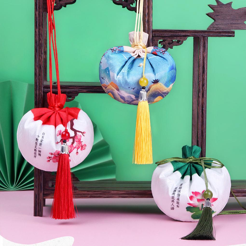 Мешочек Винтажный Китайский Стиль Портативные Ароматные Мешочки Упаковка Подвеска Сувенир для Вечеринки Ювелирные Изделия Декоративные