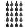 20PCs Set Hand Tighten Screws Aluminum Alloy Thumb Screws Anodic Oxidation Fasteners 6#32