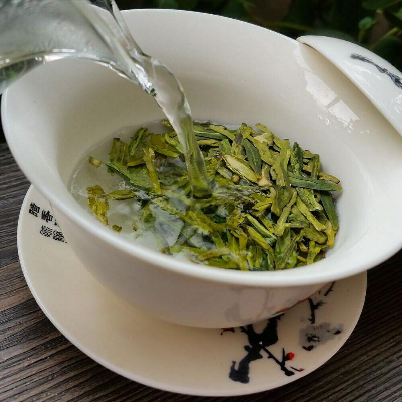 Зеленый чай Fresh Dragon Well Long Jing Чай Xihu LongJing 75 г Коробочный чай