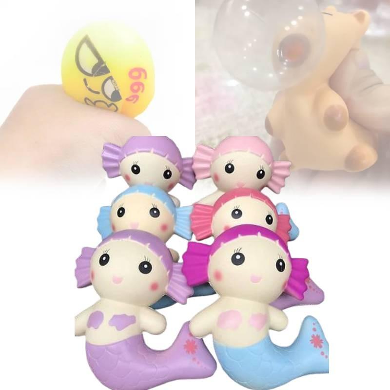 Сквиши Шарм Русалка Медленно Поднимающаяся Коллекция Мягких Игрушек Дети Девочки Кукла Подарок