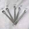 5Pcs Stainless Steel Measuring Spoons Set Square Mini Measuring Spoon Spice Spoons Dosing Spoons for Kitchen Home Cooking
