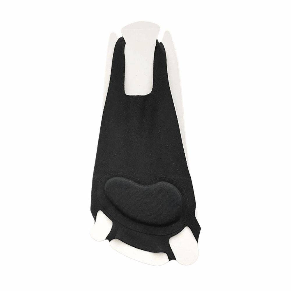 Invisible Low-cut Liners Socks Silicone Non-slip Ice Silk Two-toed Socks with Cushion Pad Ultrathin Suspender Half-Palm Socks