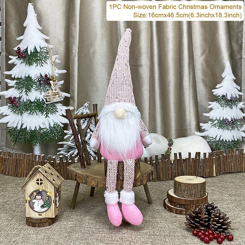 Christmas Doll Ornaments Merry Christmas Decorations For Home 2024 Xmas Decor Gifts Navidad Natal Noel New Year Decor 2025 Gifts