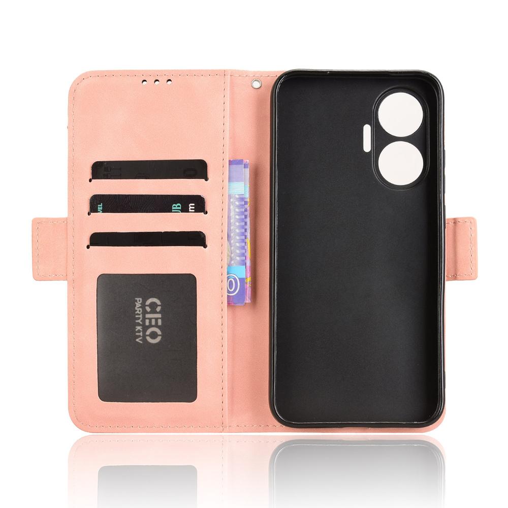 Flip case for Xiaomi Poco F7, Card Slot, pink