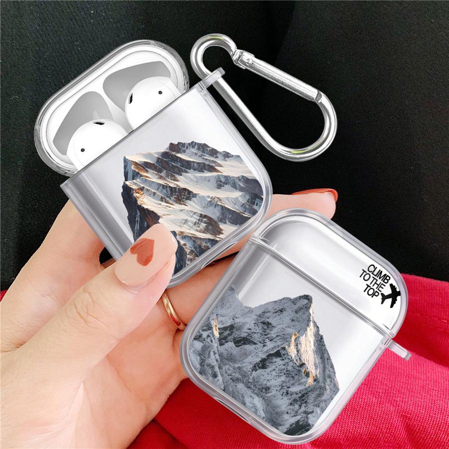 Чехол для Airpods Pro 3 Pro2 2 Pro3 1 4 Прозрачный Чехол для Наушников Красивый Пейзаж