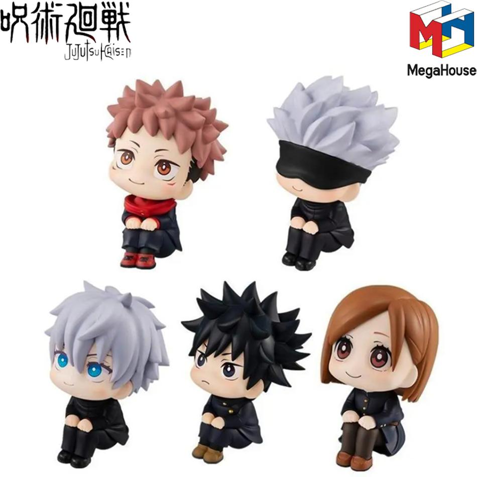 Anime Cute Fushiguro Toji Jujutsu Kaisen Figure Gojo Satoru Action Figure Q Version Doll Geto Suguru Statue 10cm PVC Model Toy