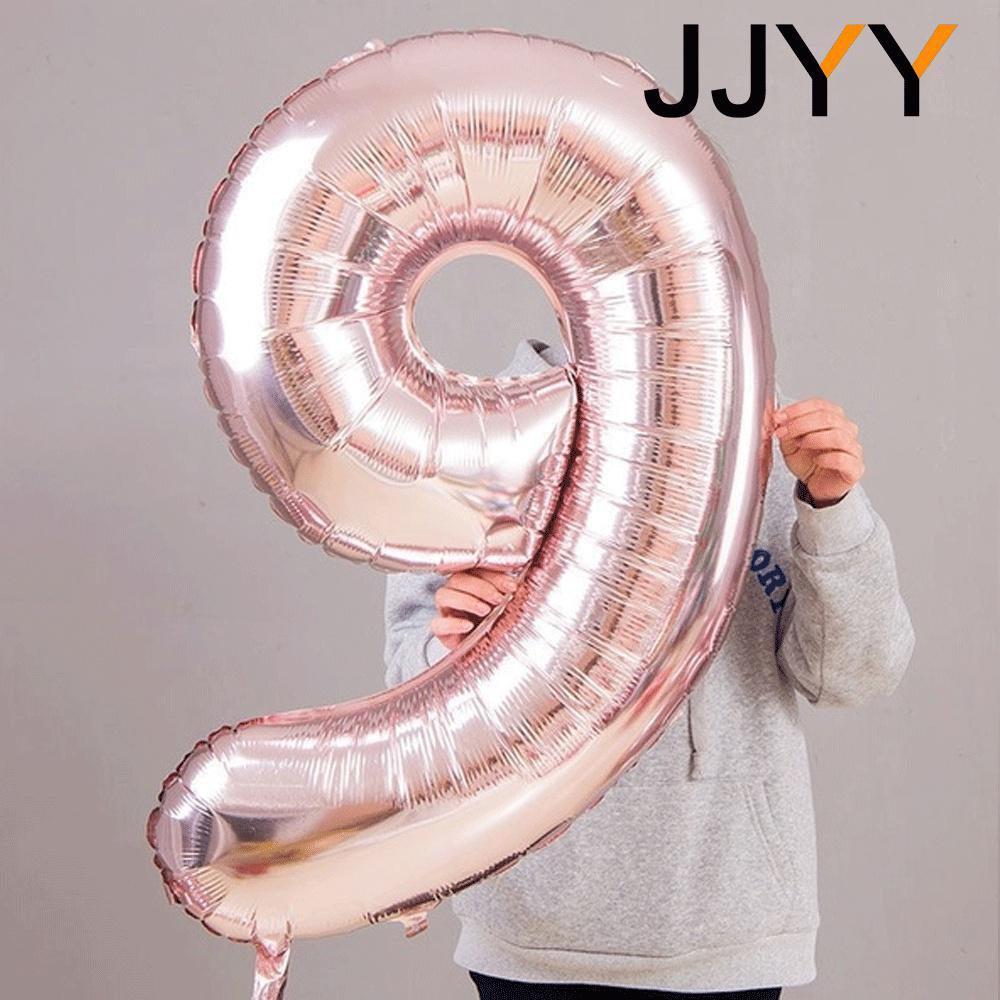 Foil Numbered Balloons 0-9 Balloons Birthday Wedding Birthday Decorations Supplies Anniversary Gift Party Decoration 32Inch 1PC 5
