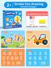 Kids First Reusable Writing Book Brain Development Tool Portable Left Right Brain Training Early Learning Aid