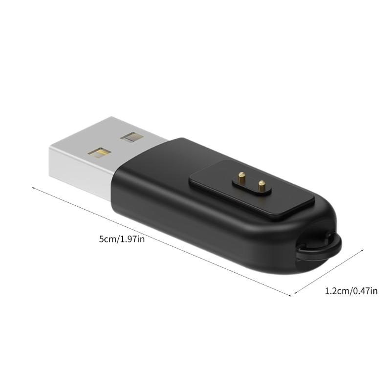 Магнитный адаптер для зарядки Band 9/8, 90-градусный USB-разъем, адаптер для зарядки часов, портативный