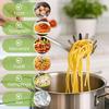 Stainless Steel Spaghetti Spoon 13 Inch Long Handle Pasta Spoon Pasta Fork Noodle Spaghetti Grab Spoon Kitchen Cooking Tools