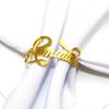 6 шт. Новые кольца для салфеток Рамадан Металлические Золотые Бисмиллях Ид Мубарак Держатели для салфеток на стол Декор Рамадана Принадлежности для праздника Ид